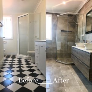 Bathroom Renovation Before & After