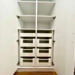 Laundry custom cabinet storage