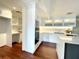 Kitchen with butlers pantry